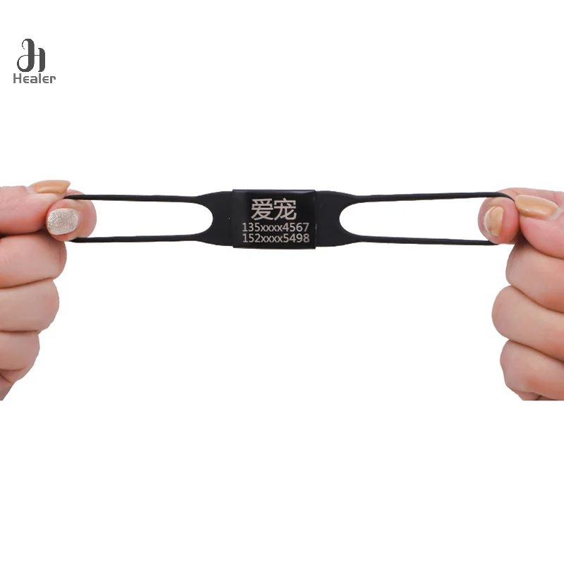 (3pcs) Silicone Pet ID Accessories Customize Dog Nameplate Name Phone Dog Collar Personalized Puppy Cat Pet Supplies - Image 5